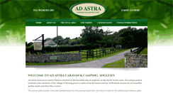 Desktop Screenshot of adastracaravanpark.co.uk