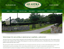 Tablet Screenshot of adastracaravanpark.co.uk